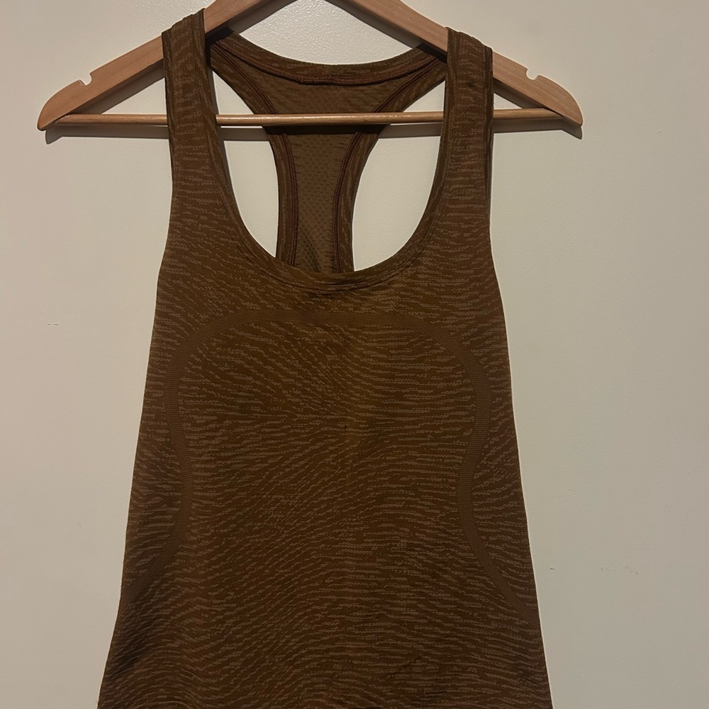 Lululemon Athletica Brown Tank Top